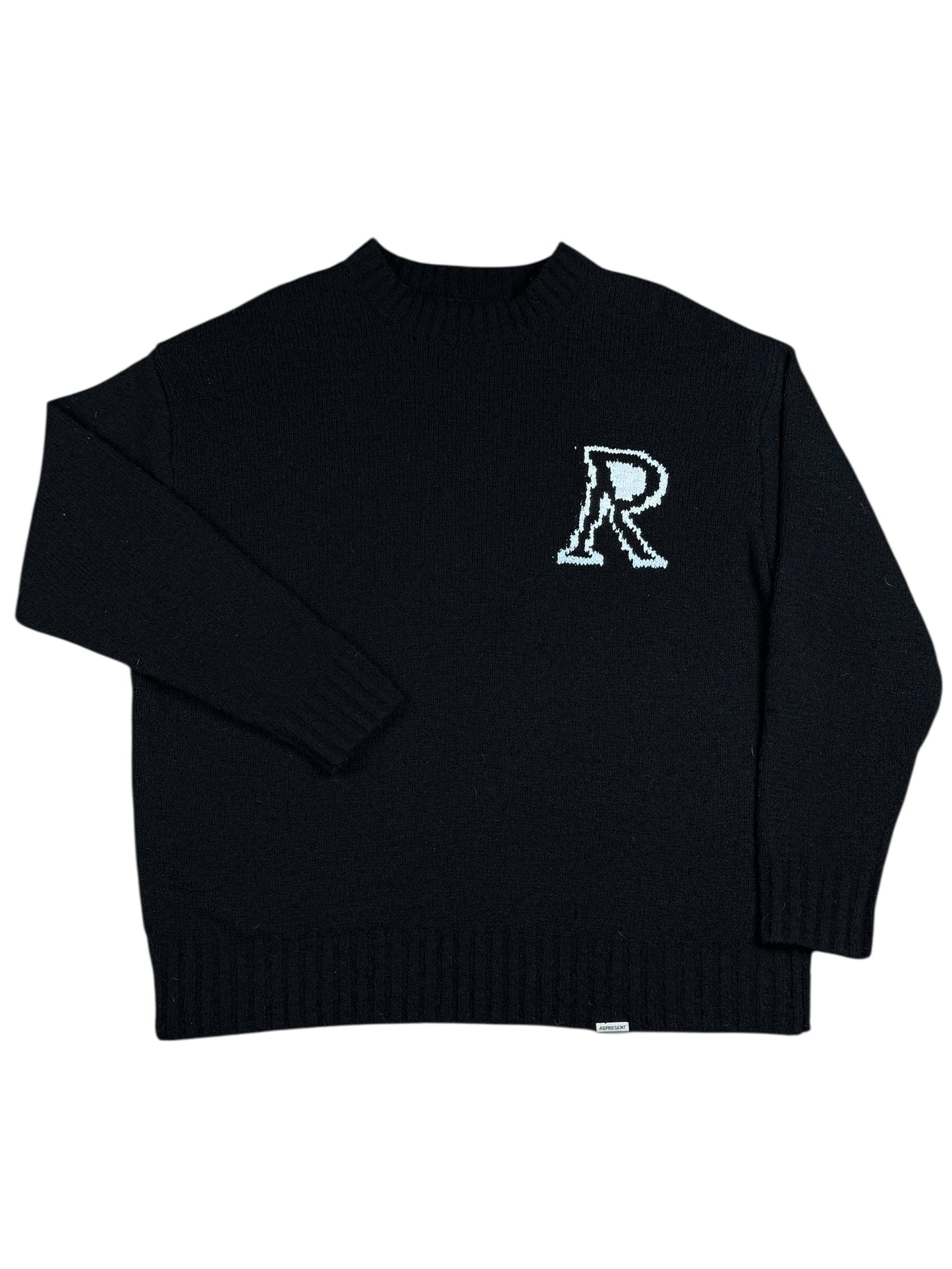 Represent Initial Boucle Knitted Sweater
