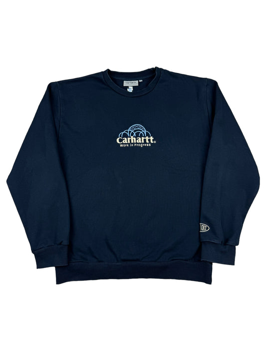 Carhartt WIP Geo Script Sweatshirt - Navy