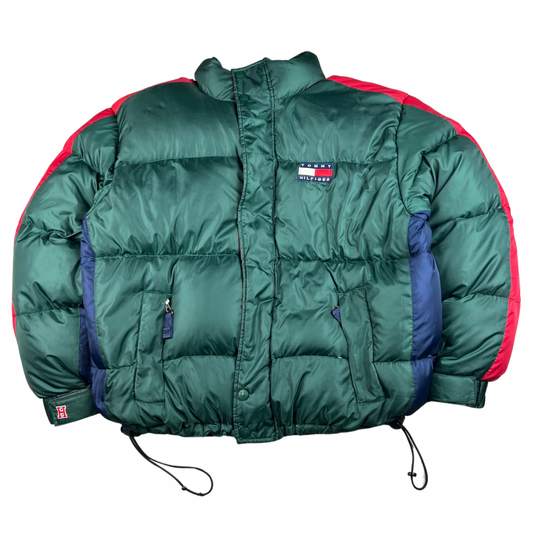 Tommy Hilfiger Puffer Jacket Green/Red