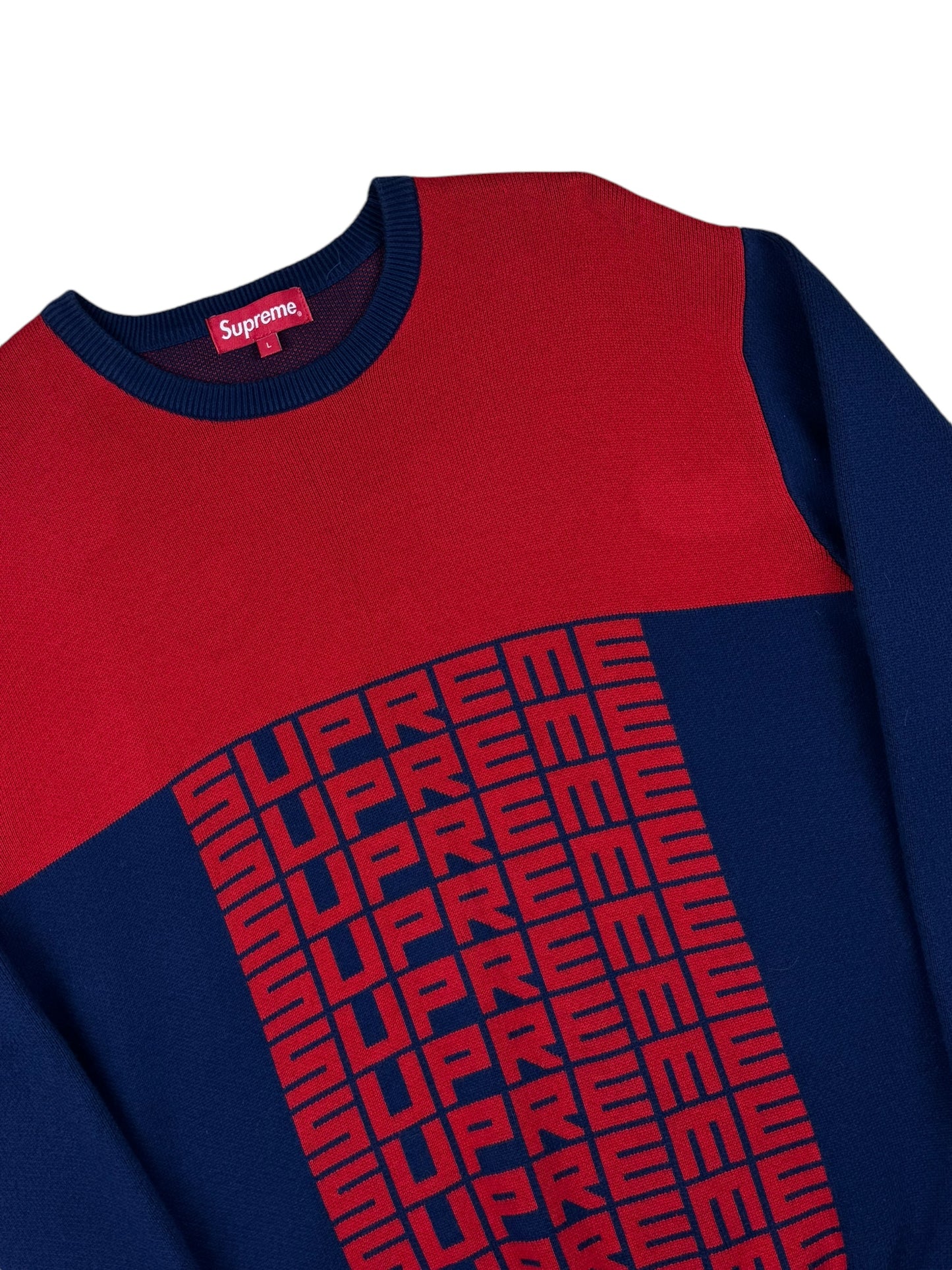 Supreme Repeat Logo Sweater FW18