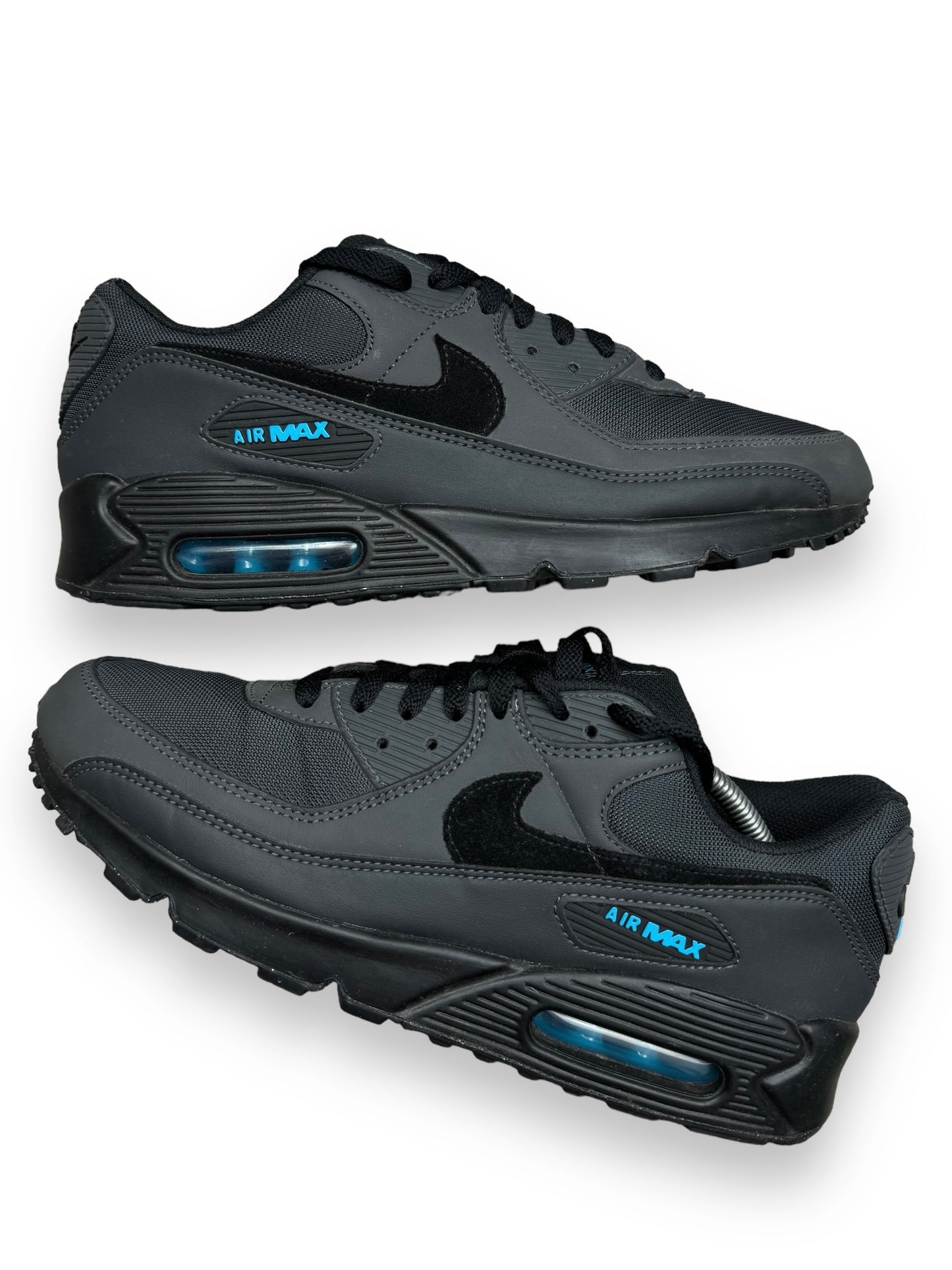 Nike Air Max 90 Dark Smoke Grey Laser Blue