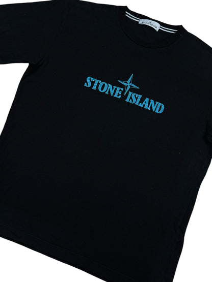 Stone Island Logo T-Shirt- Black