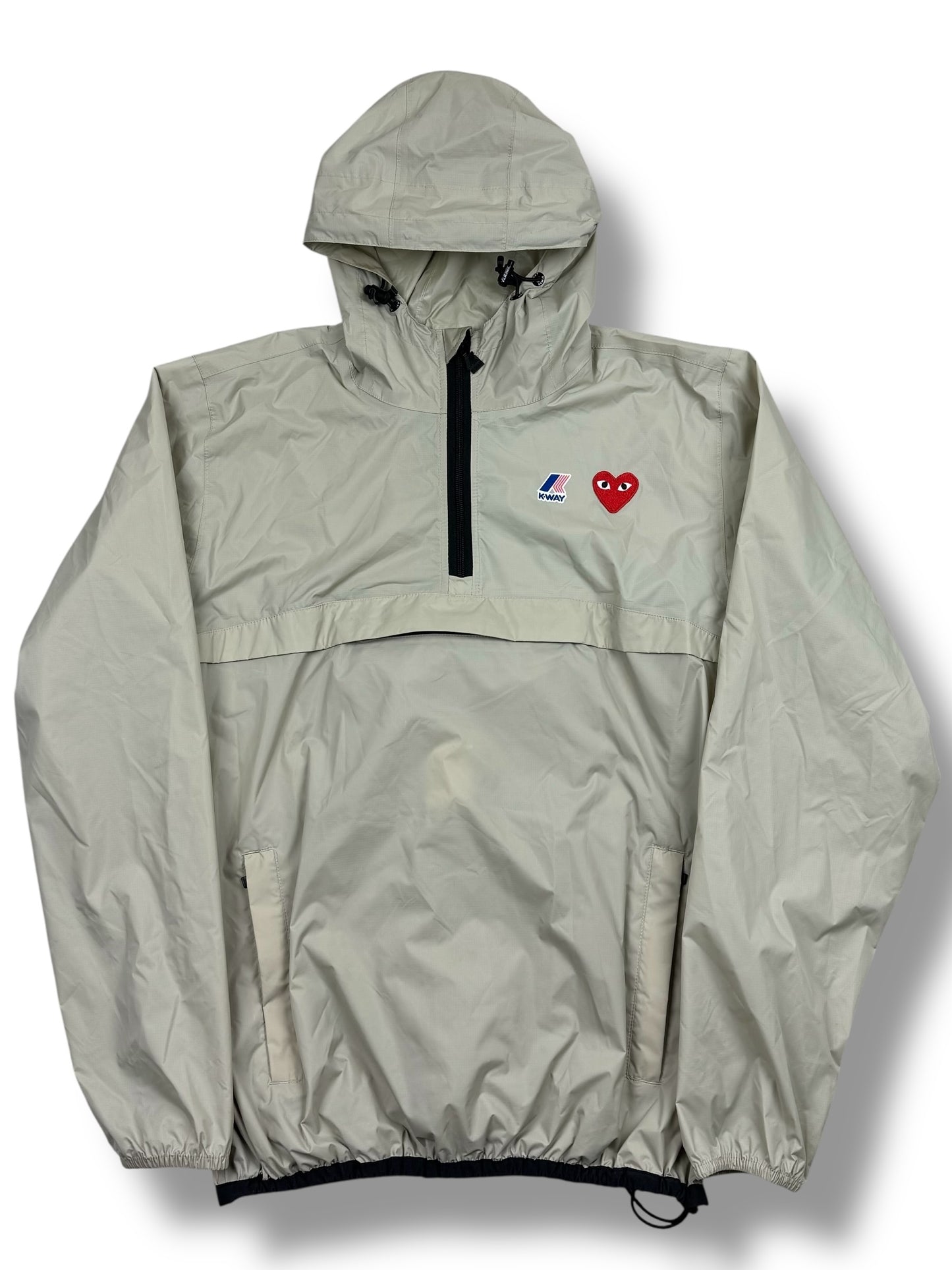 Comme Des Garçons x K Way Half Zip Packable Jacket