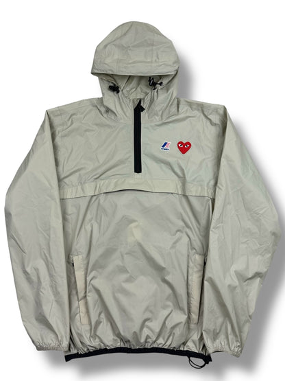Comme Des Garçons x K Way Half Zip Packable Jacket