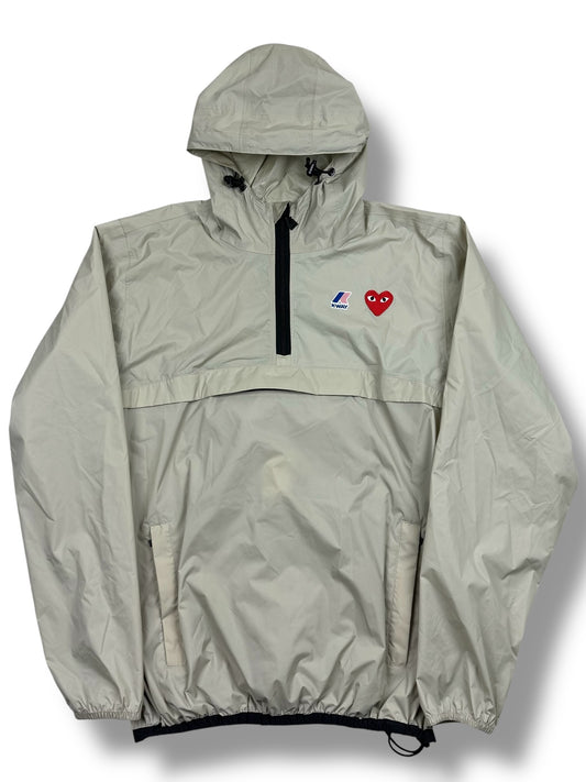 Comme Des Garçons x K Way Half Zip Packable Jacket