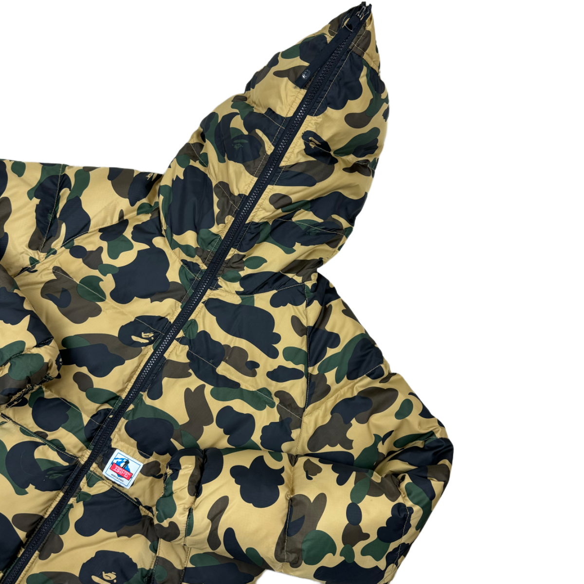 A Bathing Ape 1st Camo Full Zip Puffer Jacket