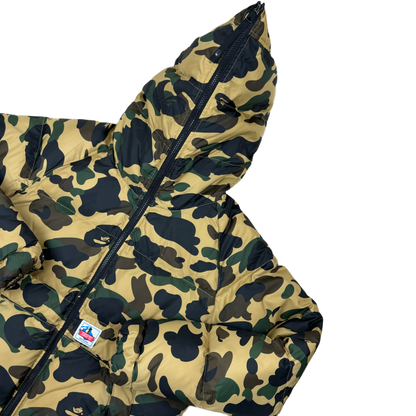 A Bathing Ape 1st Camo Full Zip Puffer Jacket