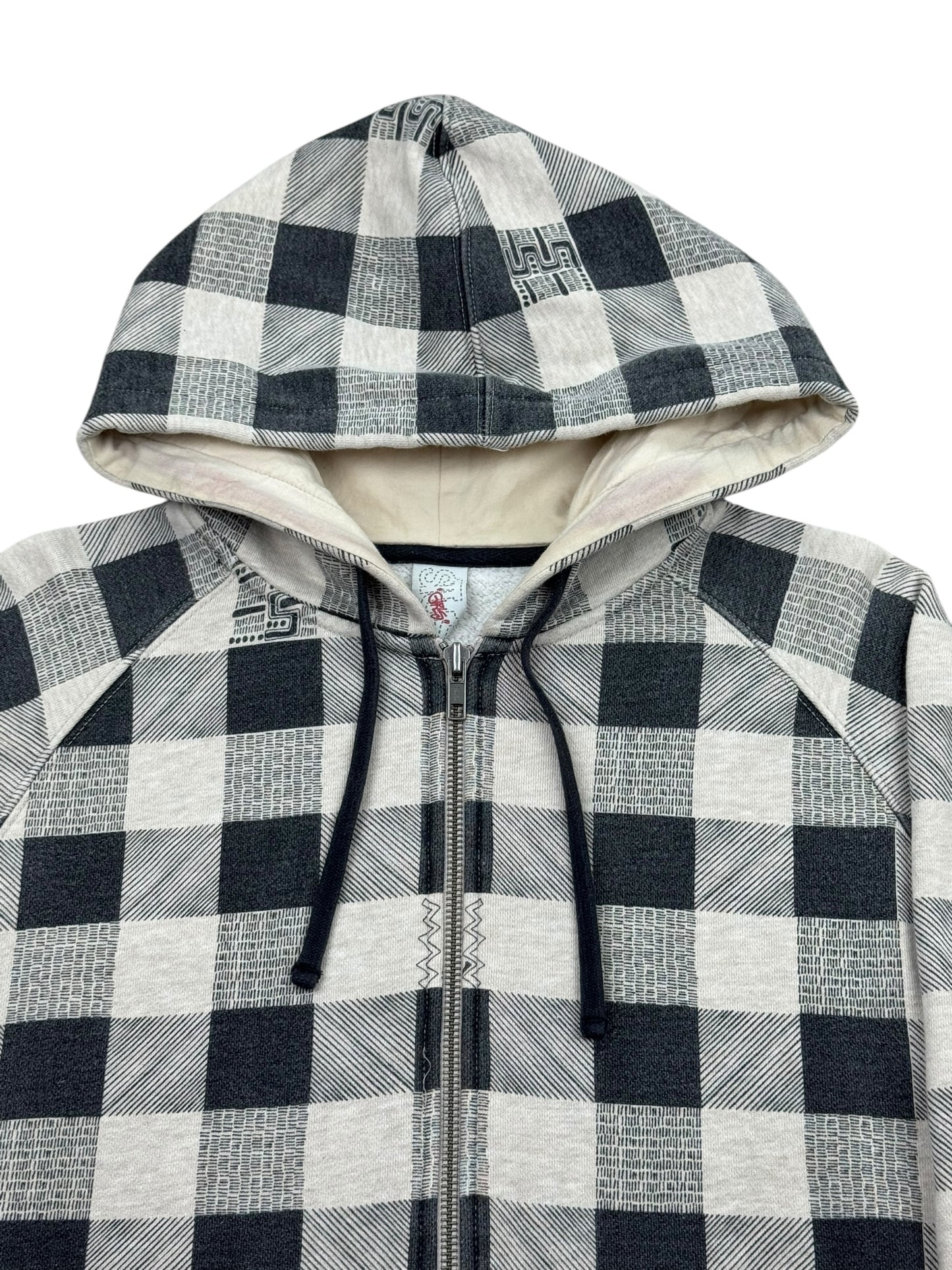 Stussy Check Print Womens Hoodie