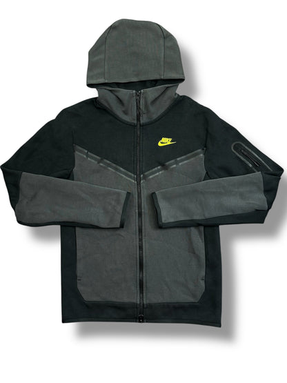Nike Tech Fleece Full Tracksuit Black/Grey/Volt