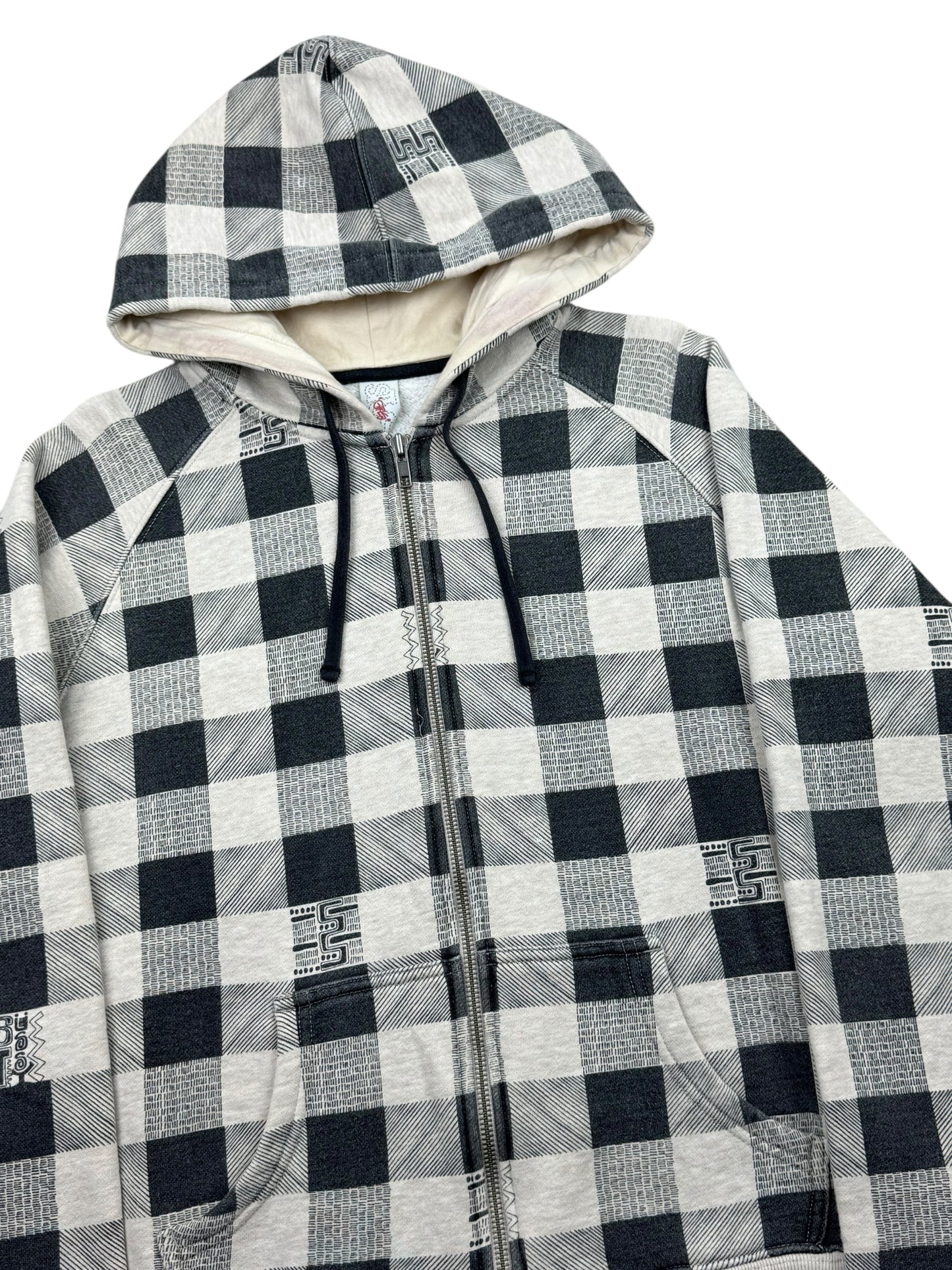 Stussy Check Print Womens Hoodie