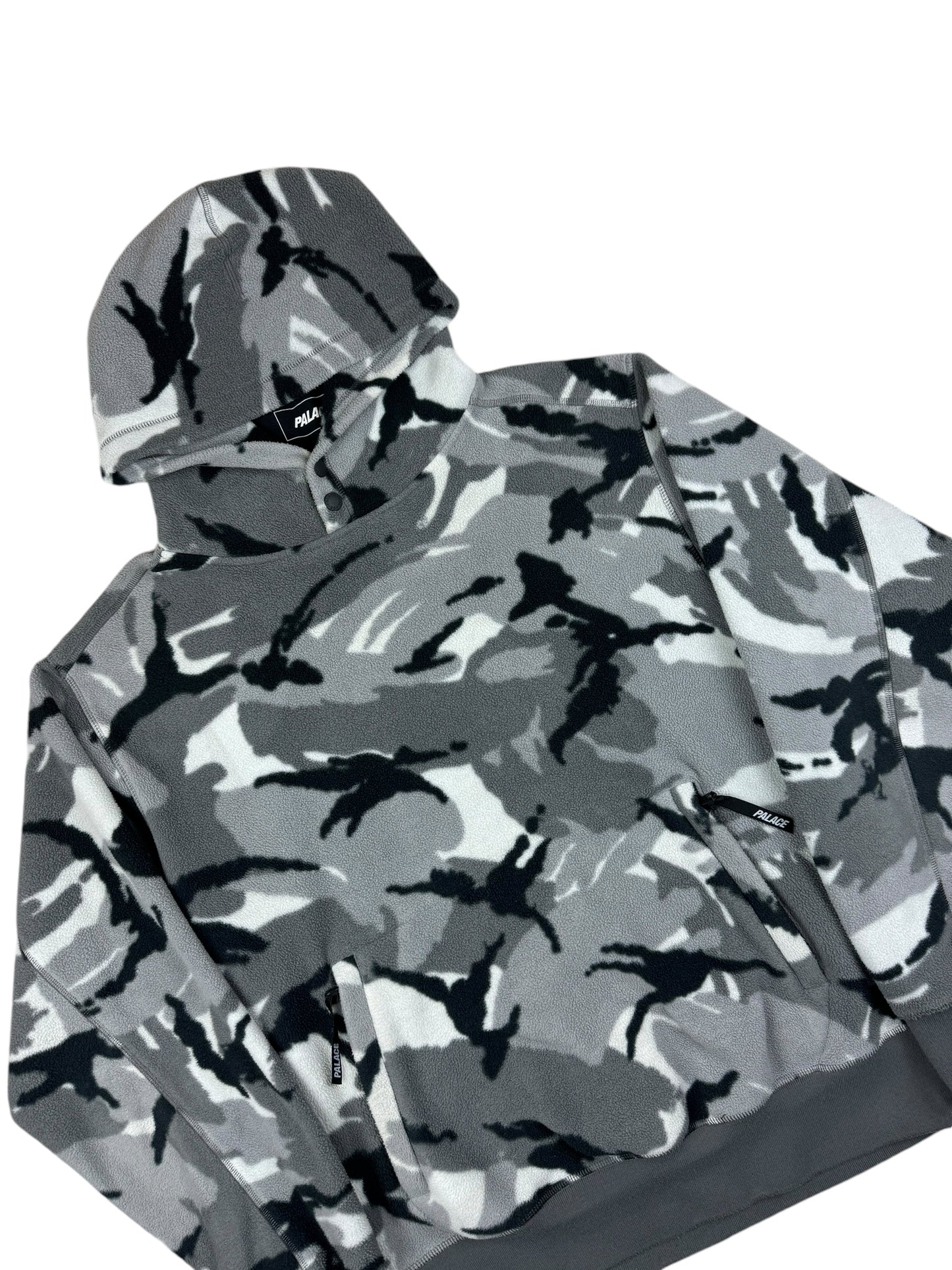 Palace Polartec Lazer Hood Fleeced Snow Camo Men's - FW19