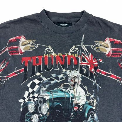 Represent Clo. ‘Hear The Thunder’ Ss T-Shirt - Vintage Black