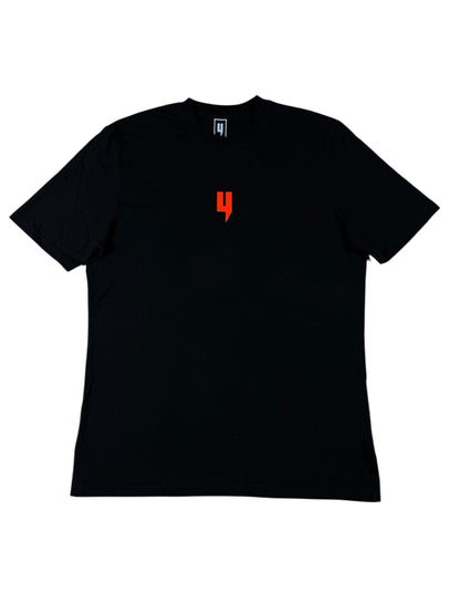 Yelir World Neon Orange Logo T-Shirt