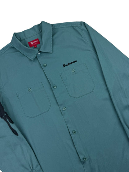 Supreme Rose Work Shirt FW18