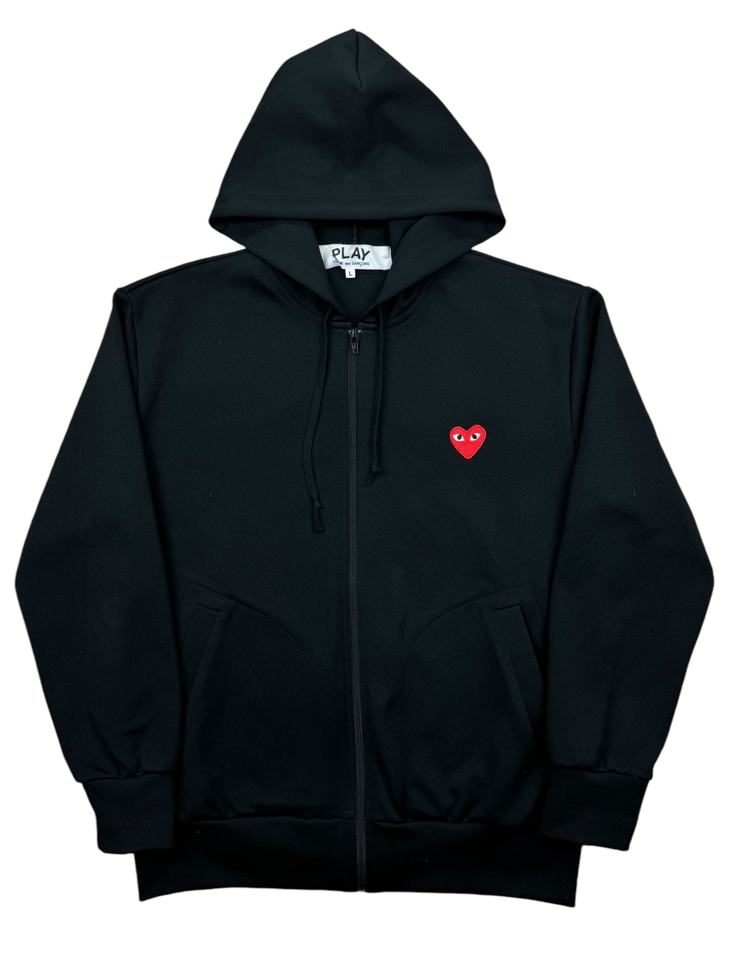 Comme Des Garçons Full Zip Hoodie ‘Black’