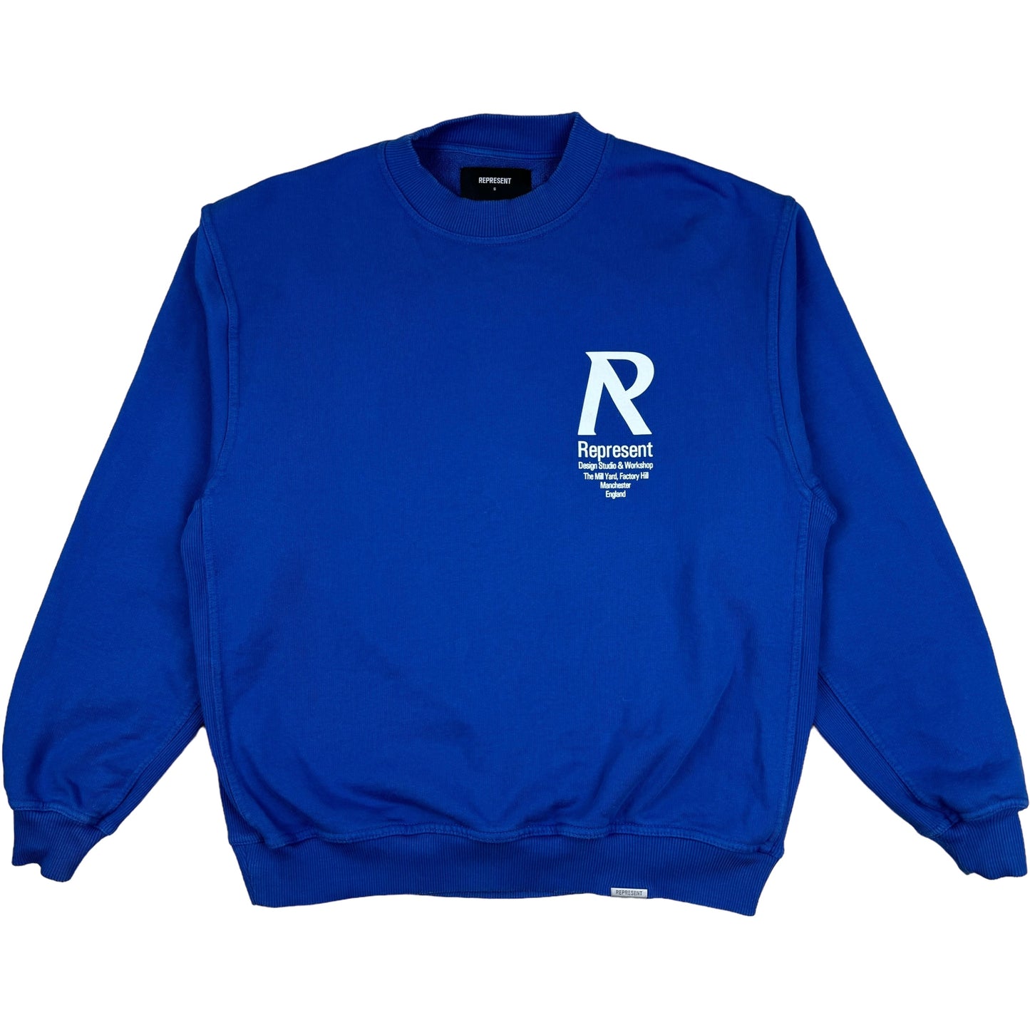 Represent Initial Sweater Cobalt Blue