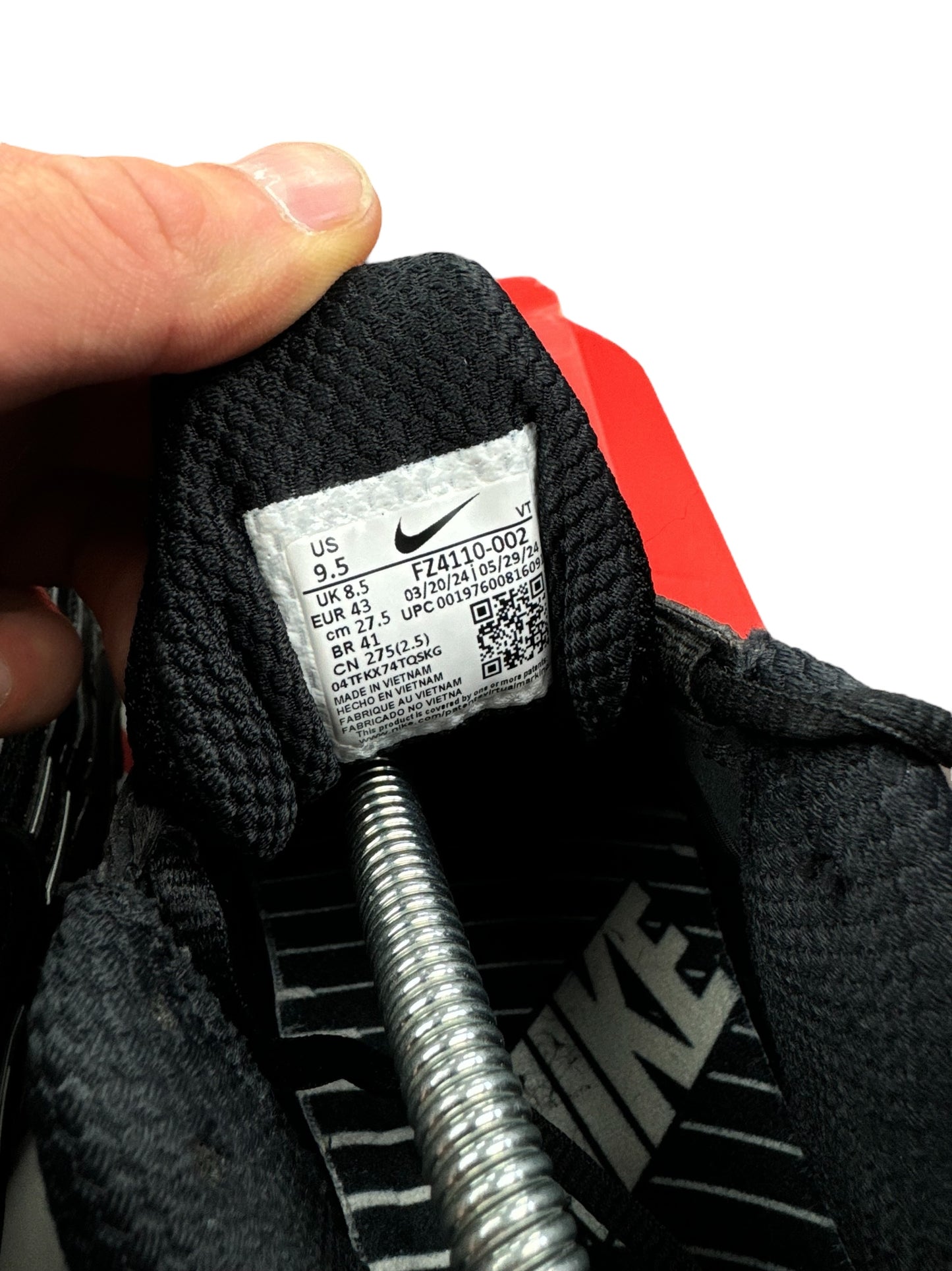 Nike TL 2.5 Black Metallic Sliver 2024