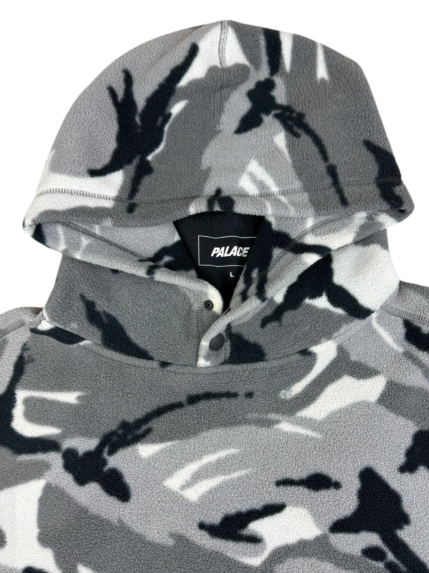 Palace Polartec Lazer Hood Fleeced Snow Camo Men's - FW19