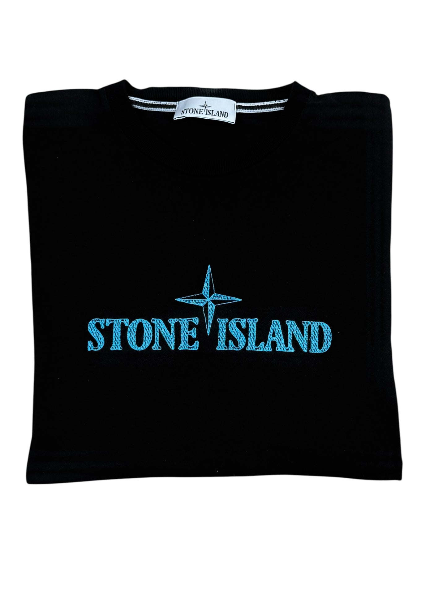 Stone Island Logo T-Shirt- Black