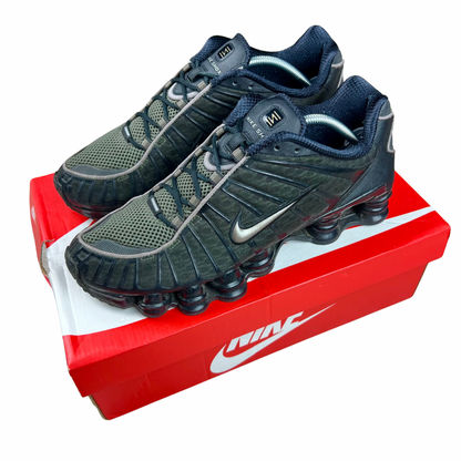 Nike Shox TL Black Metallic Pewter Cargo Khaki