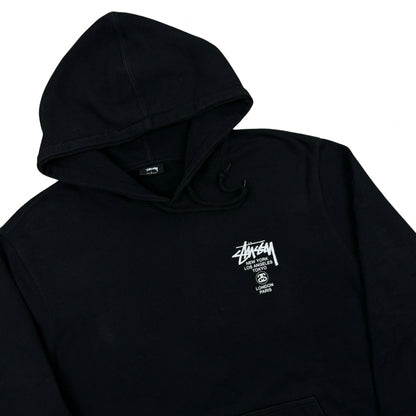 Stussy World Tour Hoodie- Black