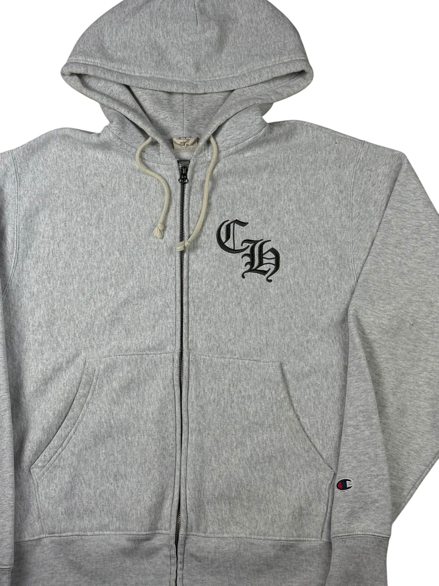 Champion UO Exclusive Gothic Script zip-up hoodie