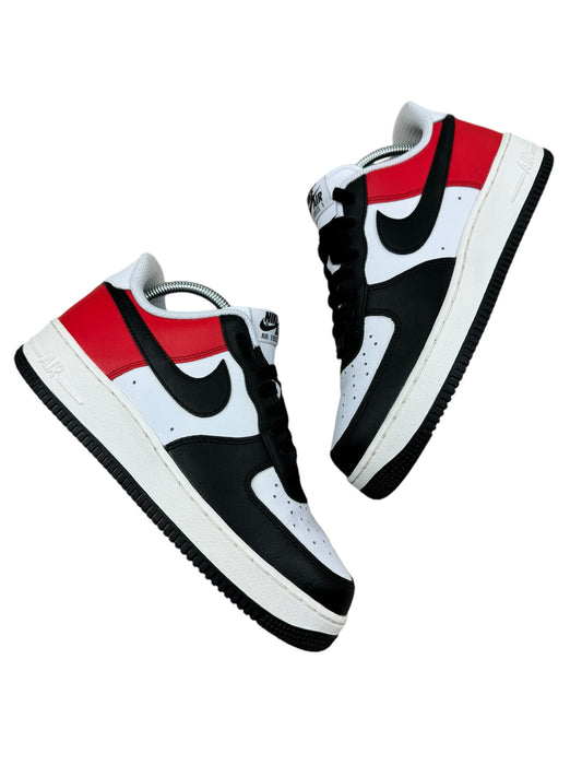 Nike By You Air Force 1 Low Black/White/Red