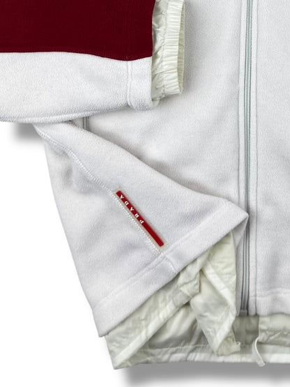 Prada 2008 Fleece Zip Up Hoodie