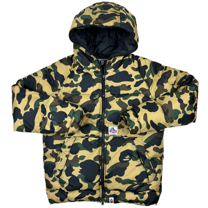 A Bathing Ape 1st Camo Full Zip Puffer Jacket