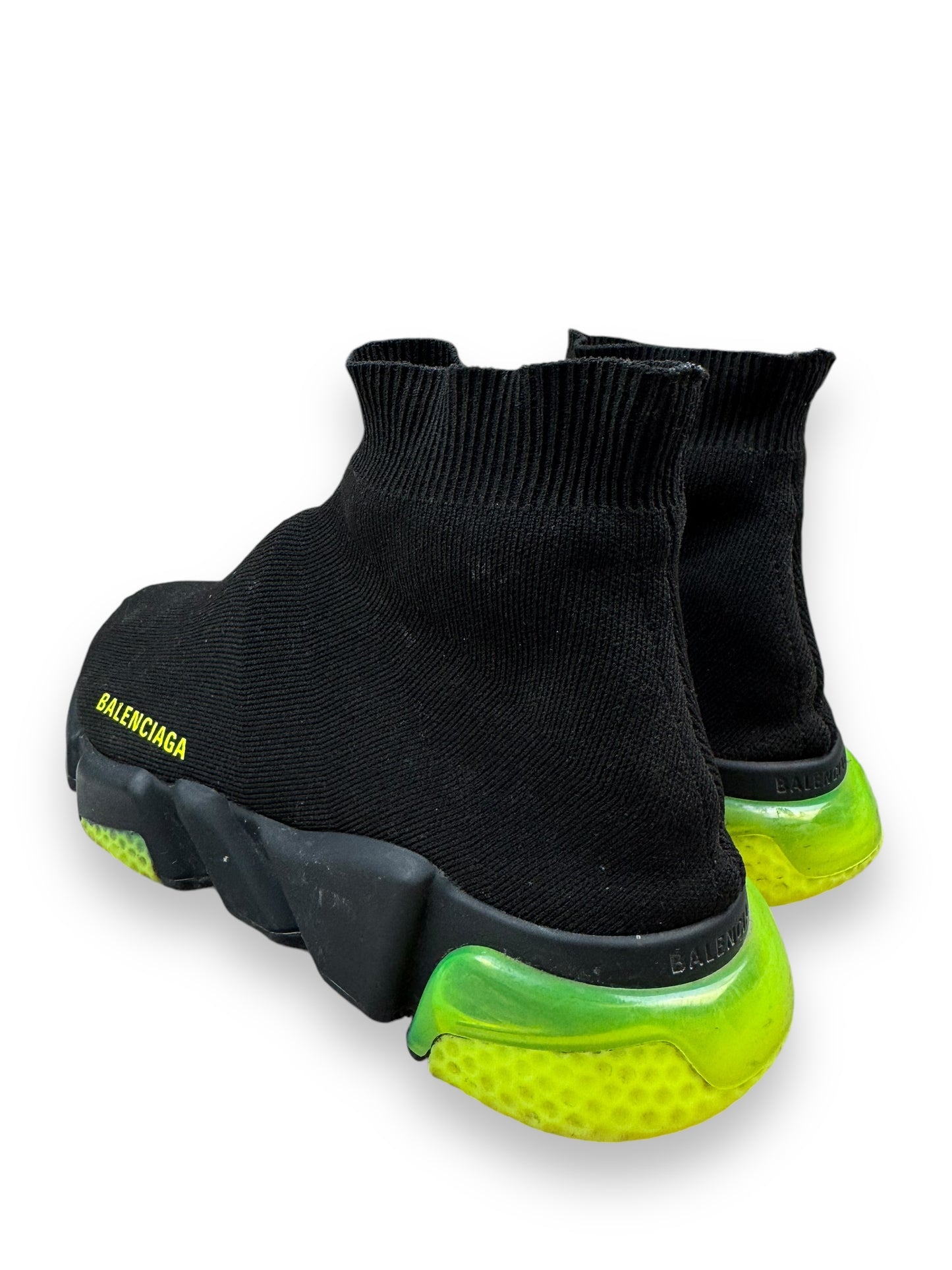 Balenciaga Speed Trainer 'Clear Sole - Black Yellow Fluo'