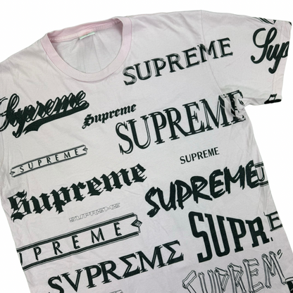 Supreme Multi Logo Tee FW20 - Light Pink