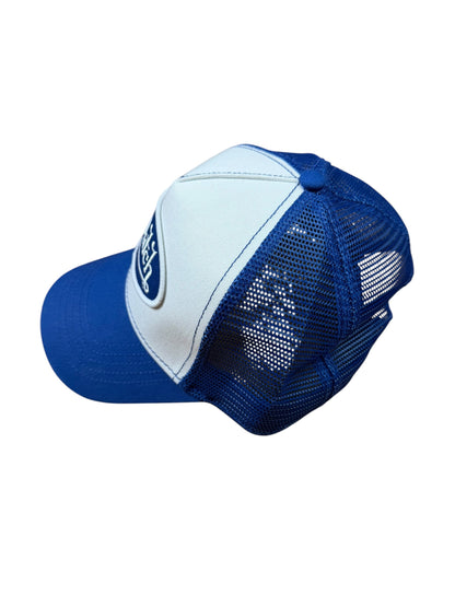 Von Dutch White and Blue Trucker