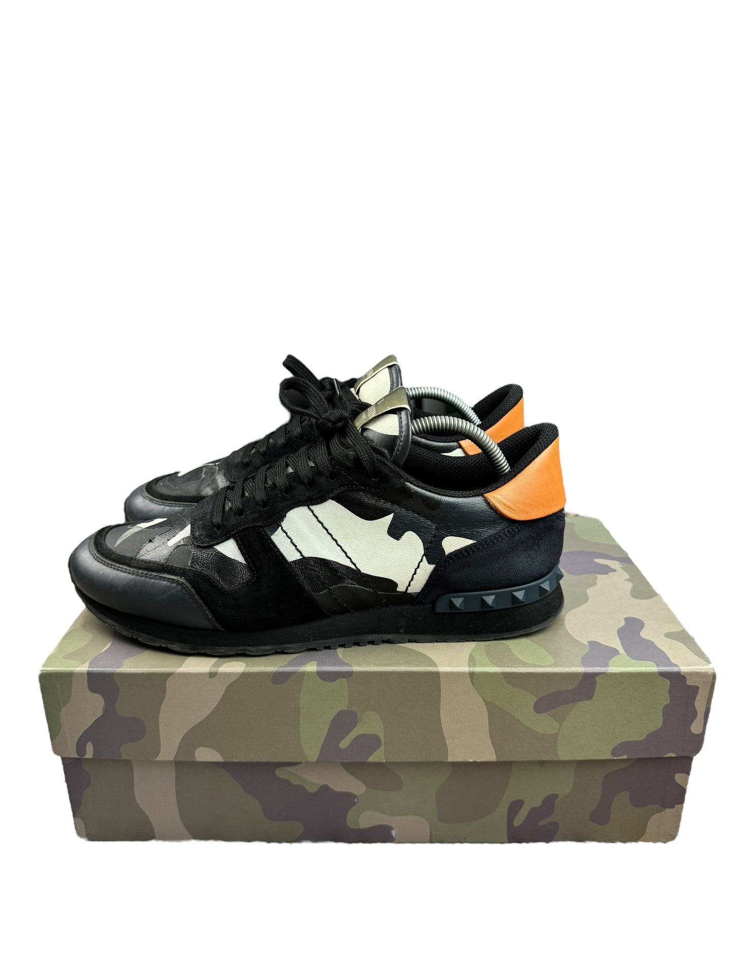 Valentino Rockrunner Camo Black/Navy/Orange