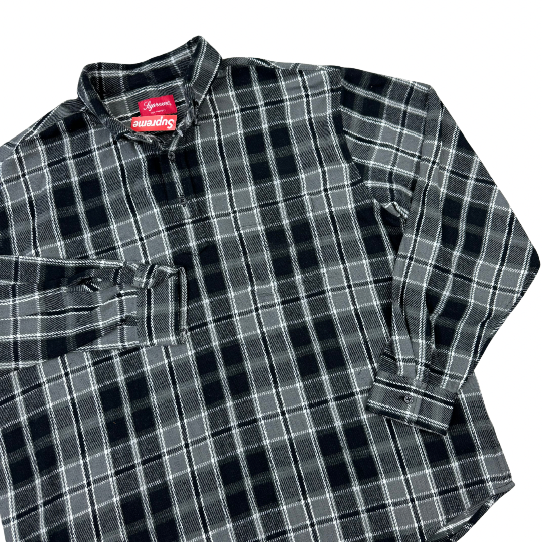 Supreme Pullover Plaid Flannel Shirt BNWT