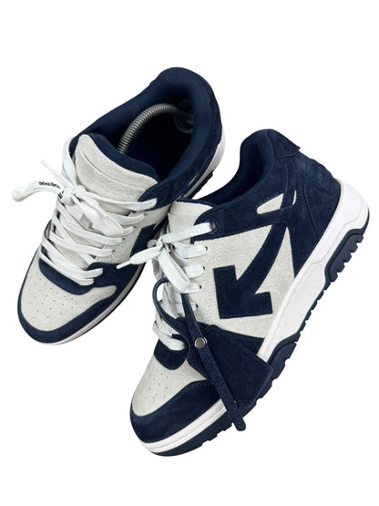 Off White Out Of Office Navy Suede