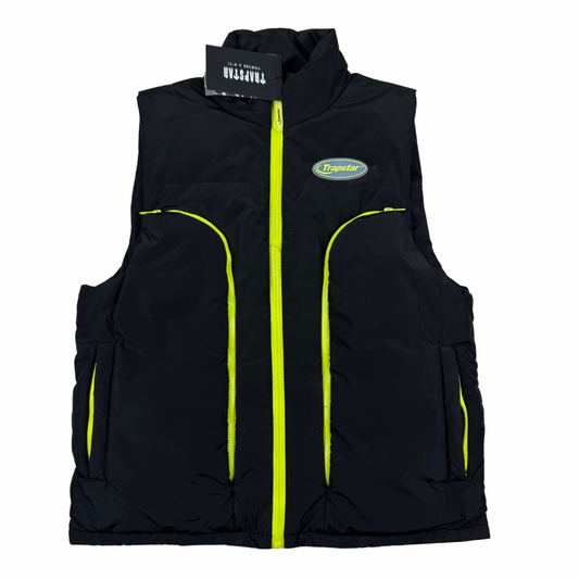 Trapstar Hyperdrive Gilet 2.0 FW22 - Black/Lime