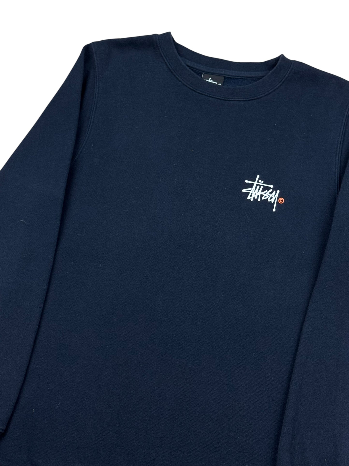 Stussy Classic Logo Sweatshirt Navy