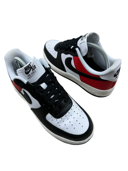 Nike By You Air Force 1 Low Black/White/Red