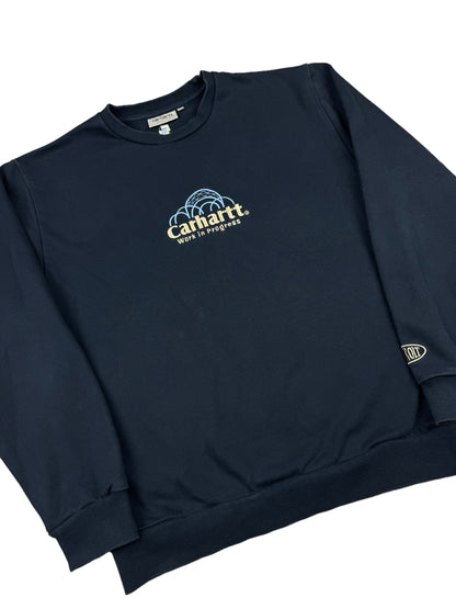 Carhartt WIP Geo Script Sweatshirt - Navy