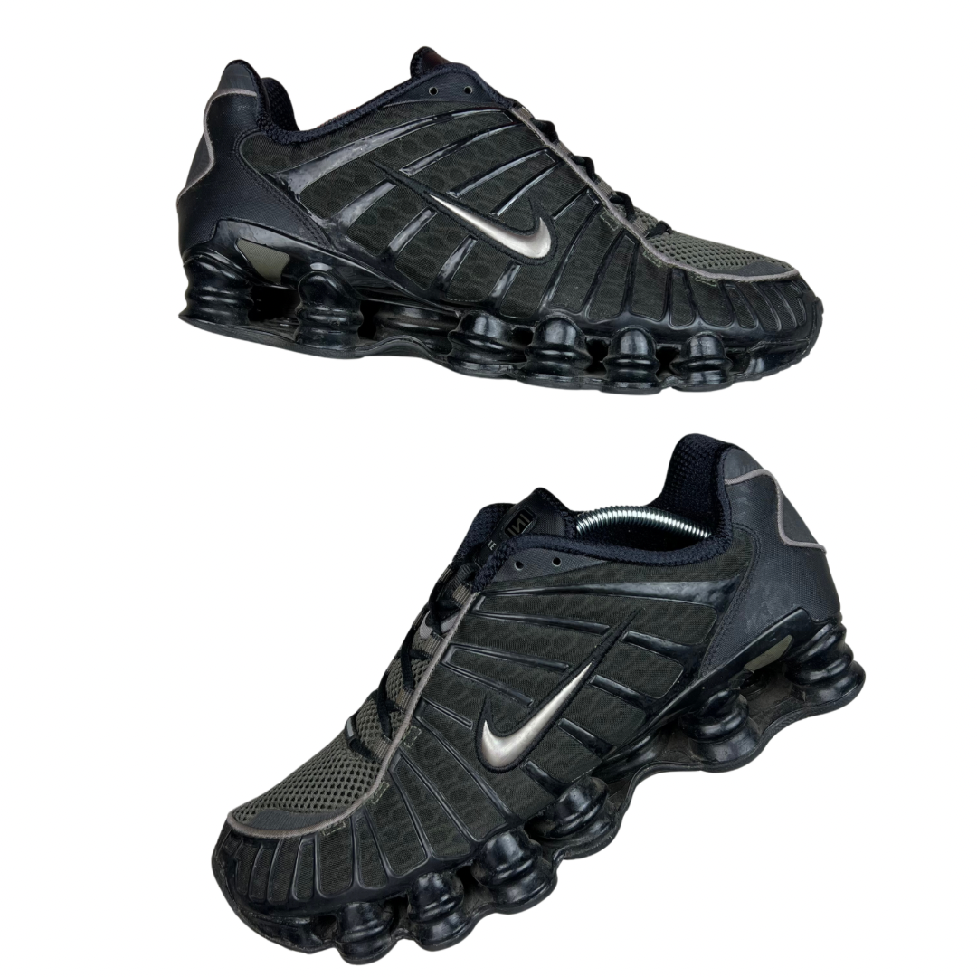 Nike Shox TL Black Metallic Pewter Cargo Khaki