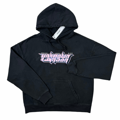 Unknown Flip Logo Hoodie ‘Washed Black’