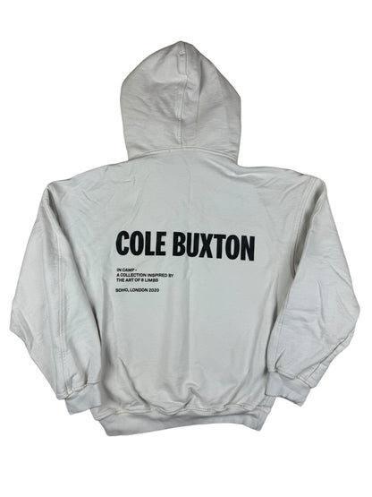 Cole Buxton CB Logo Warm Up Hoodie Natural