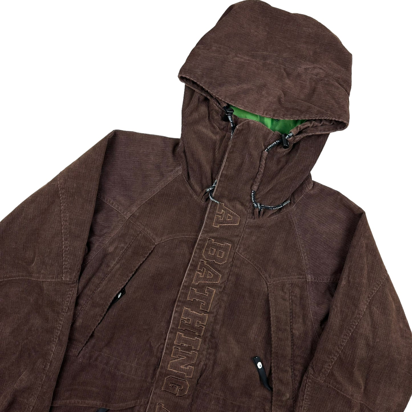 A Bathing Ape BAPE Corduroy Snowboard Jacket- brown