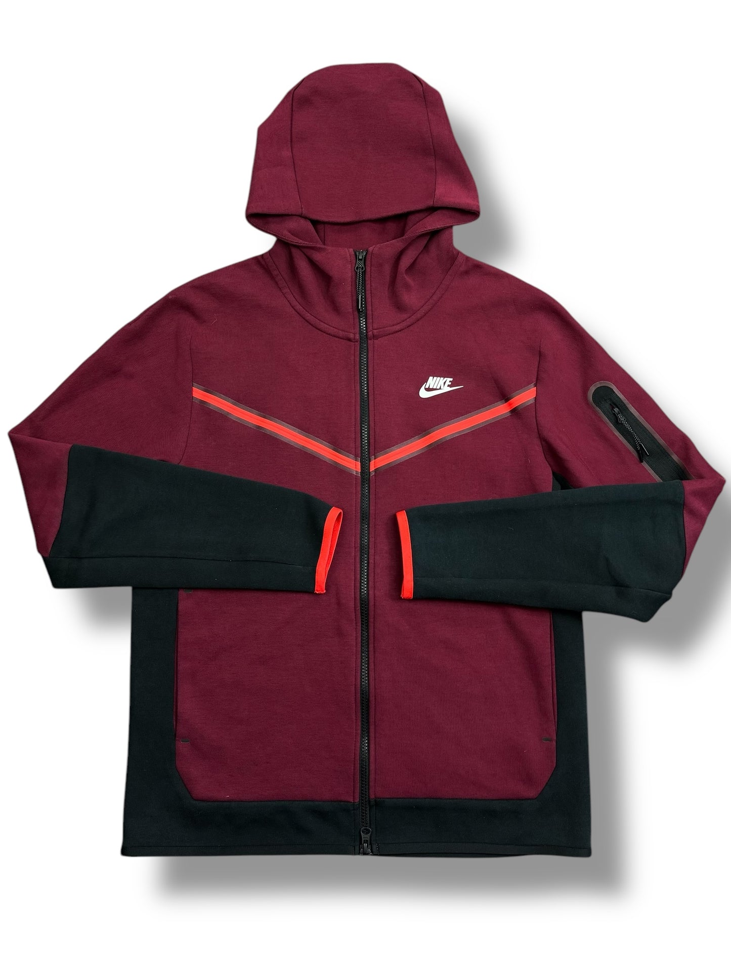 Nike Tech Fleece Full Tracksuit Burgundy/Black