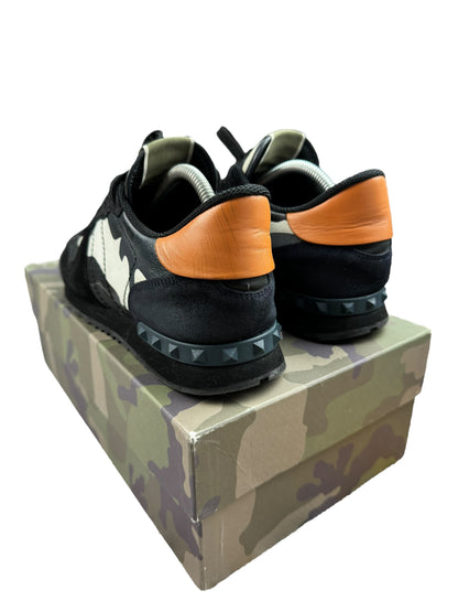 Valentino Rockrunner Camo Black/Navy/Orange