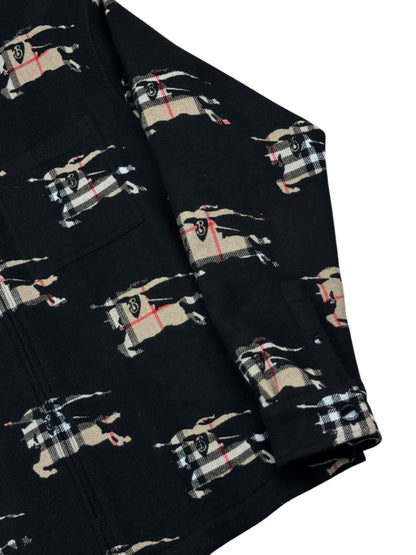 Burberry Paterson EKD Zip Wool Overshirt