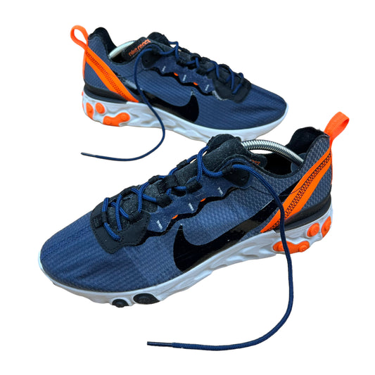 Nike React Element 55 SE Midnight Navy Total Orange