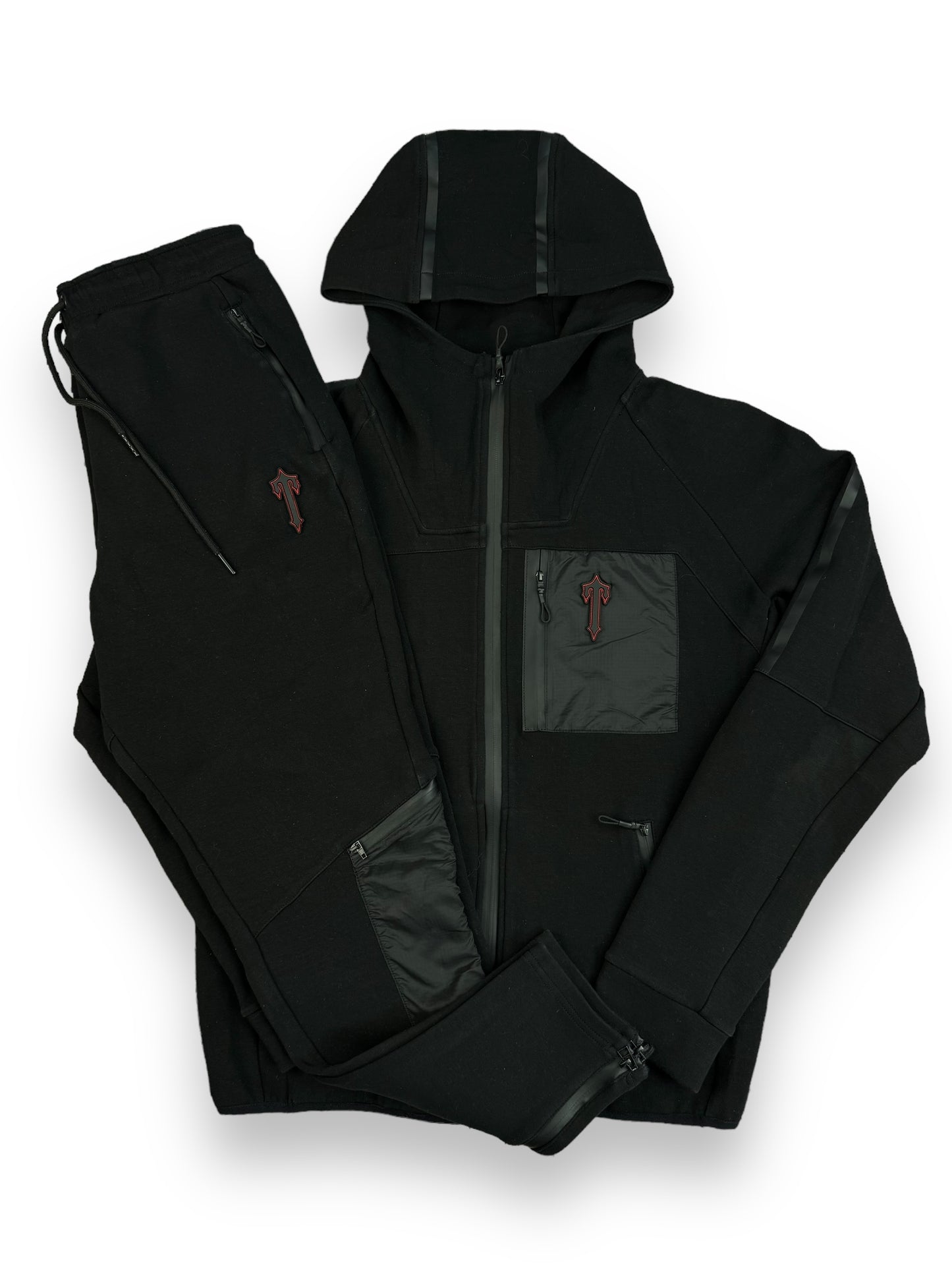 Trapstar Irongate T-Fleece Tracksuit Black