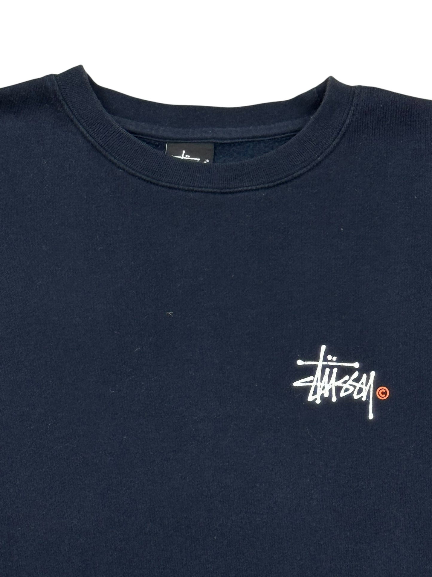 Stussy Classic Logo Sweatshirt Navy