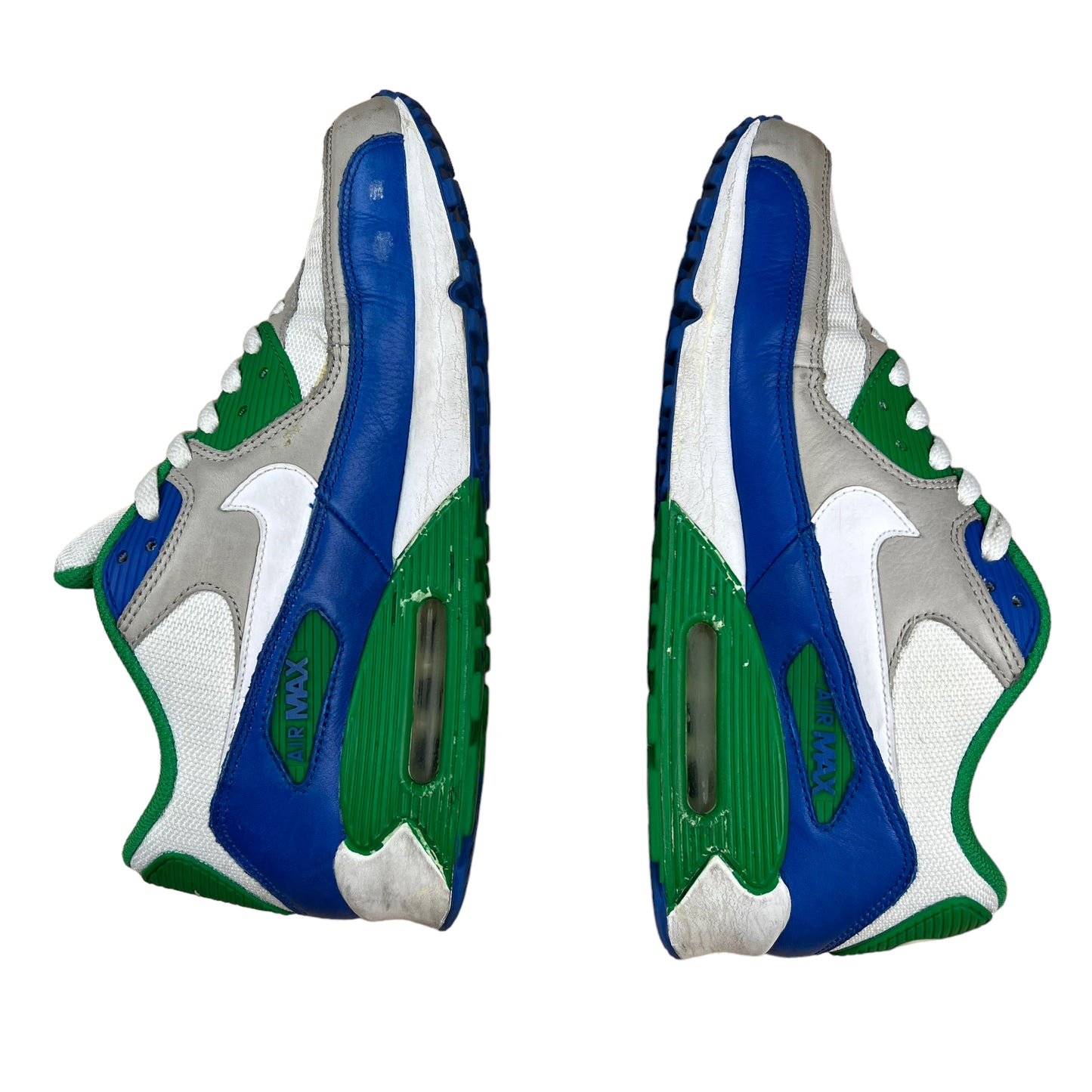 Nike Air Max 90 Granite/Varsity Royal-Lucky Green